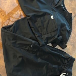Black Scrub Set